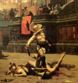 Gladiator at the Colosseum